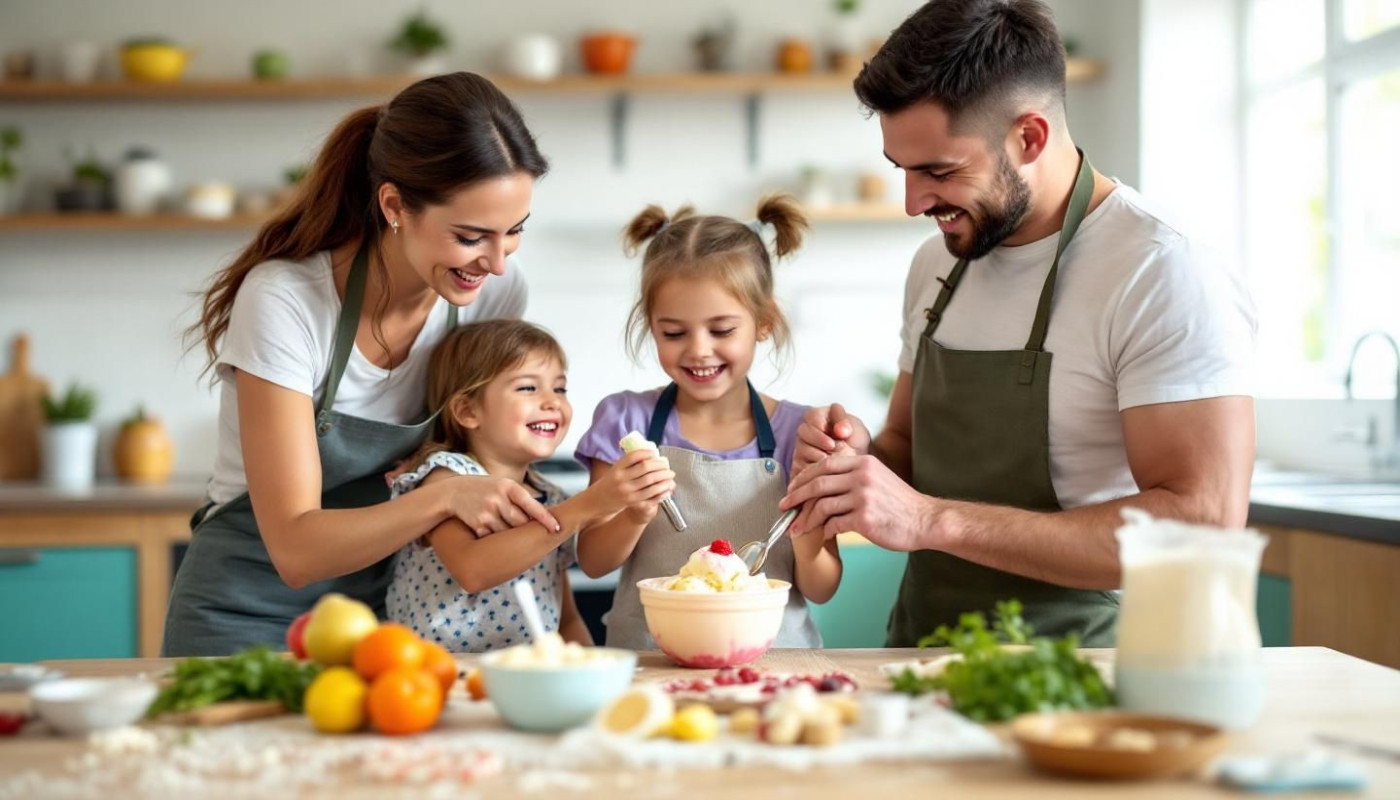 Créer des souvenirs estivaux : l'art de préparer sa glace en famille