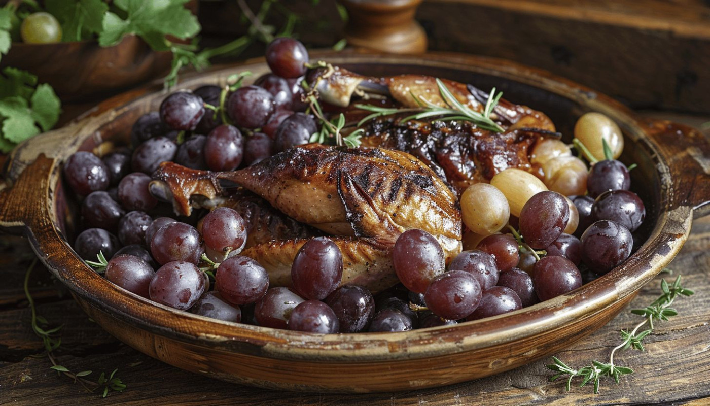 Préparation délicieuse du faisan aux raisins : un guide étape par étape