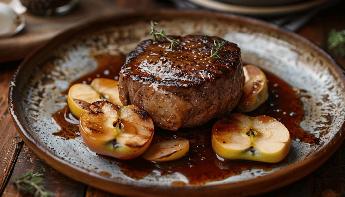 Recette savoureuse du filet mignon aux deux types de pommes